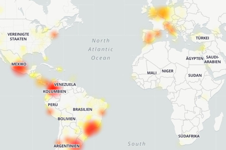 Internet Ausfälle weltweit verfolgen