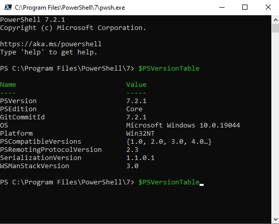 PowerShell unter Windows