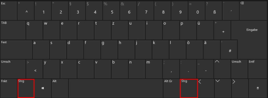 Ctrl-Taste (Strg)