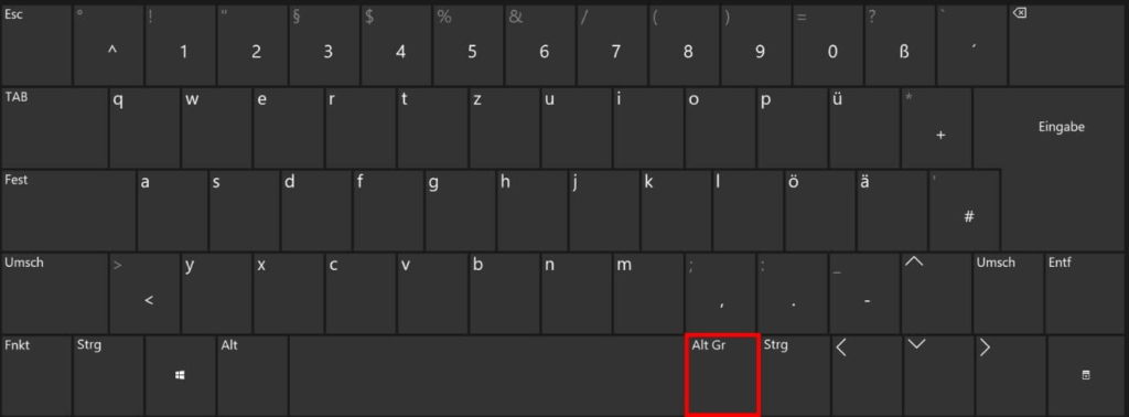AltGR-Taste