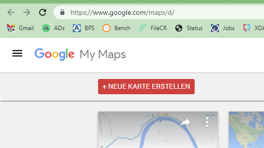 GPS in Google Maps importieren