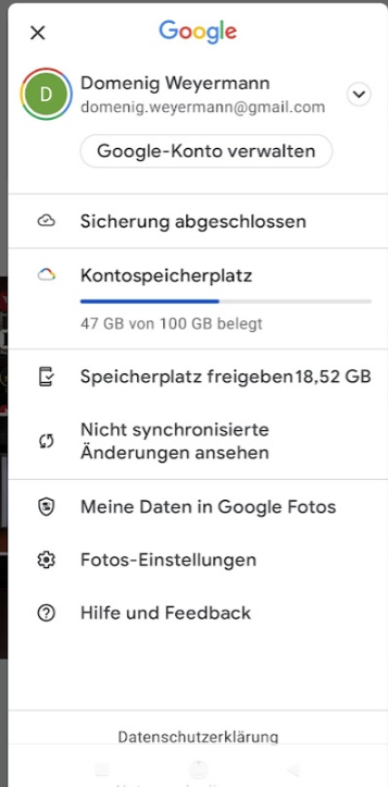 Google Photos - Bedienungsanleitung