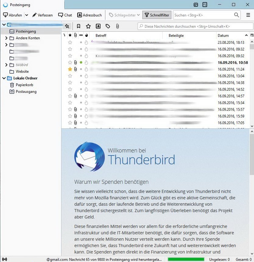 Thunderbird installieren