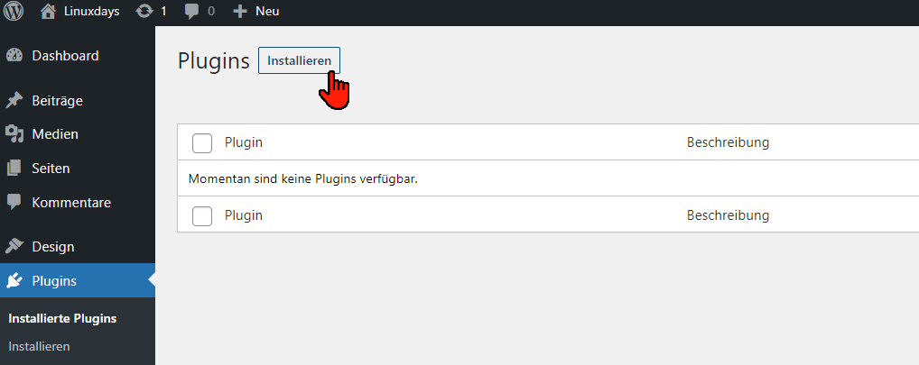 Wordpress installieren - Schritt für Schritt