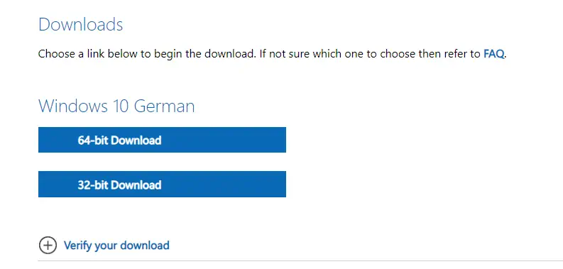 Windows 10 / 11 ISO-Datei Downloaden